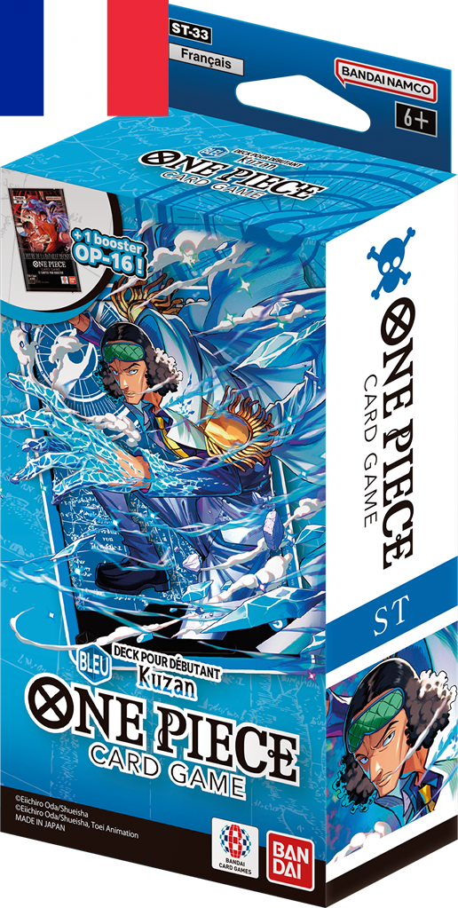 One Piece ! Deck pour Débiutants "ST33" Bleu - Français !