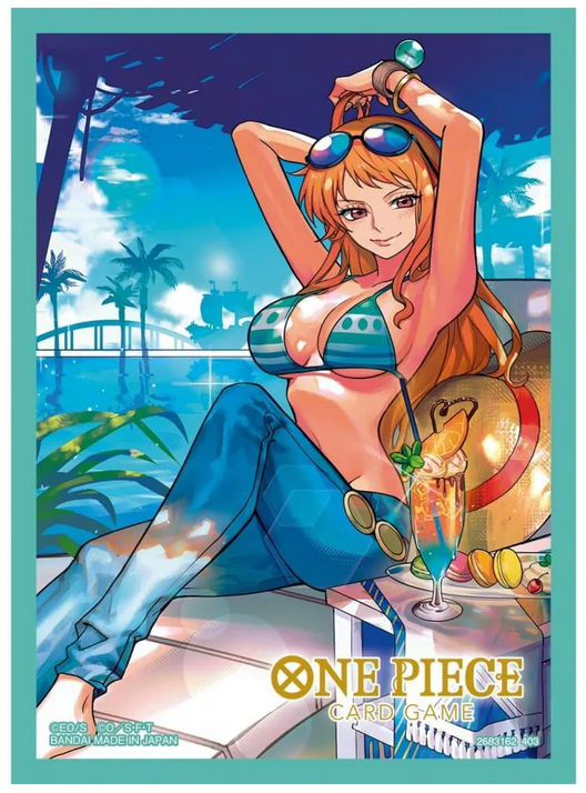 One Piece Card Game ! 70 Sleeves "Nami" !