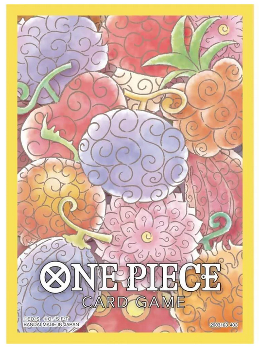 One Piece Card Game ! 70 Sleeves "Devil Fruit's" !