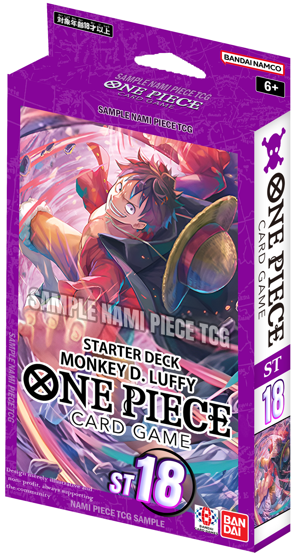 Précommande ! One Piece Card Game - Deck "Monkey.D. Luffy" ST18 Version Anglaise !