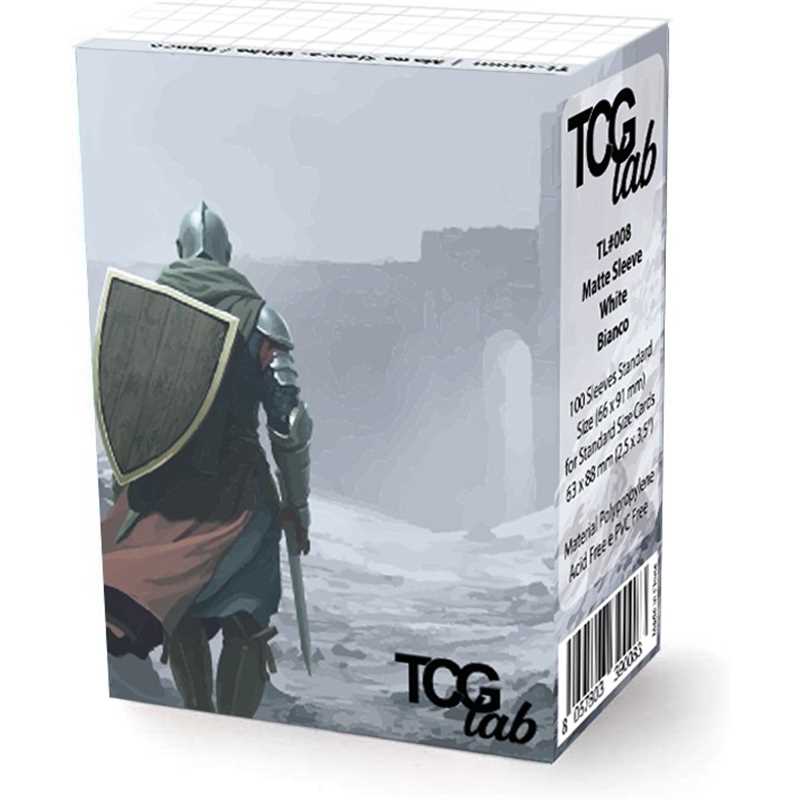 TCGlab - 100 Sleeves Format Standard Matte Ultra Clear "Blanc"