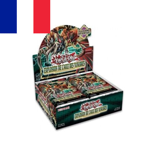 Yu-Gi-Oh ! Display 24 Boosters "Explosion de l'Aile des Ténèbres" Version Française !