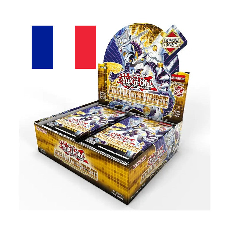 Yu-Gi-Oh ! Display "Accès à la Cyber-Tempête" Version Française !