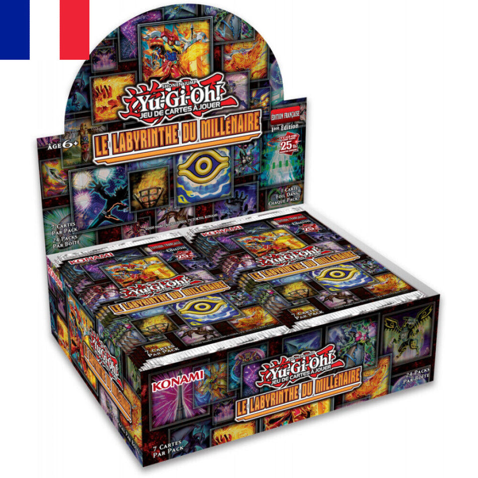 Yu Gi Oh ! Display "Le Labyrinthe du Millénaire" 24 Boosters - Version Française !