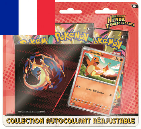 Pokémon Collection Autocollant Réajustable Méga-Evolution ME2.5 "Salamèche" Français !
