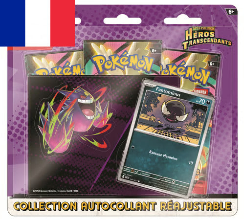 Pokémon : Collection Autocollant Réajustable Méga-Evolution ME2.5 "Fantominus" Français !