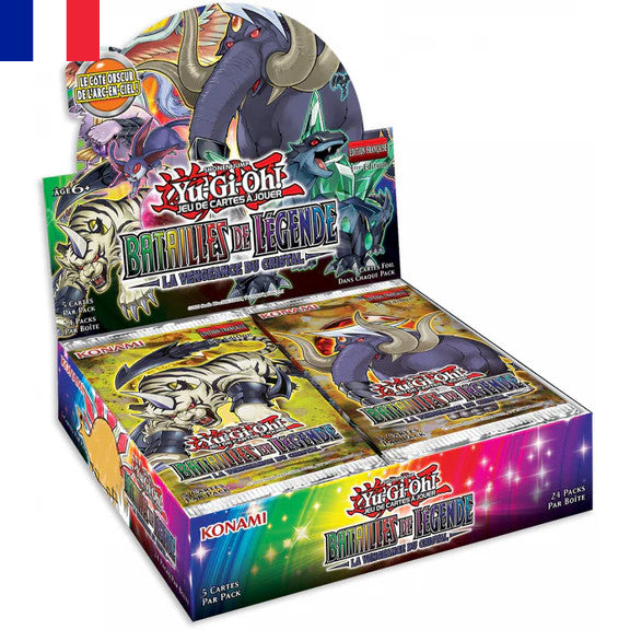 Yu-Gi-Oh ! Display 24 Boosters "Batailles de Légende : La Vengeance du Cristal" - Version Française !