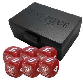One Piece ! Dés et étui à dés officiels du jeu de cartes One Piece !