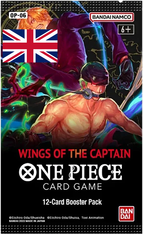 One Piece Card Game ! Booster 12 Cartes OP06 "Wings of the Captain" Version Anglaise !