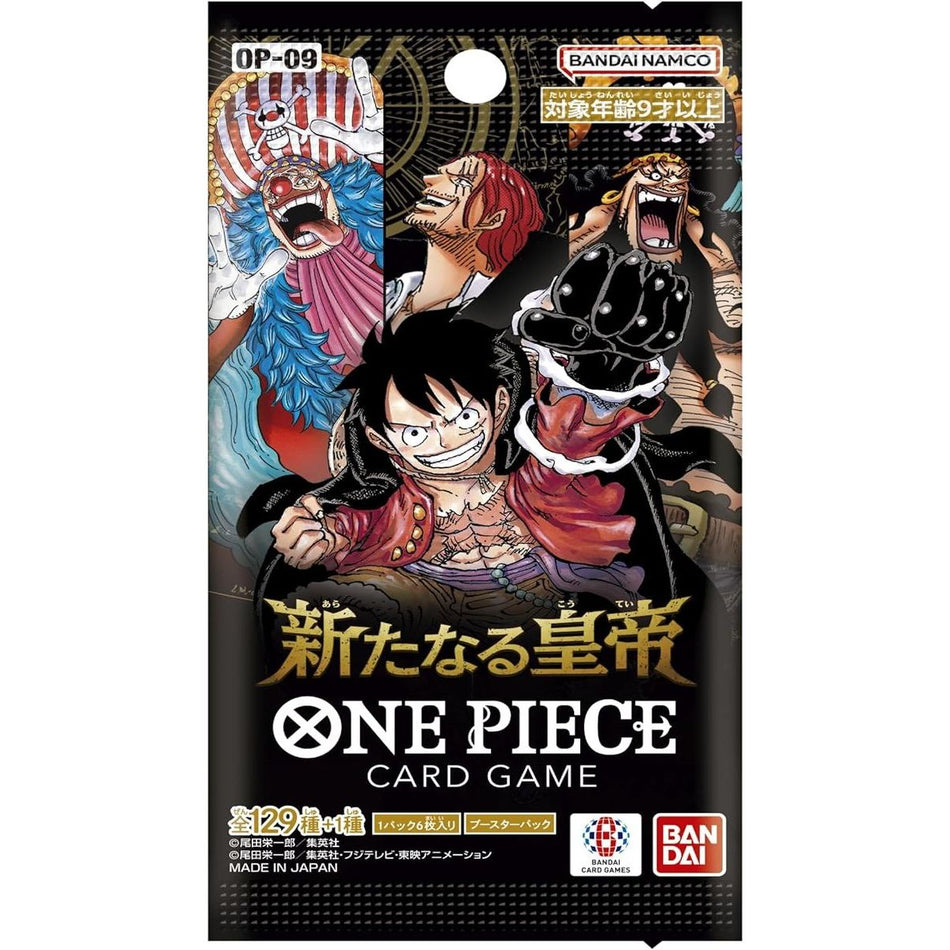One Piece Card Game ! Booster OP09 "The Four Emperors" Version Japonais !