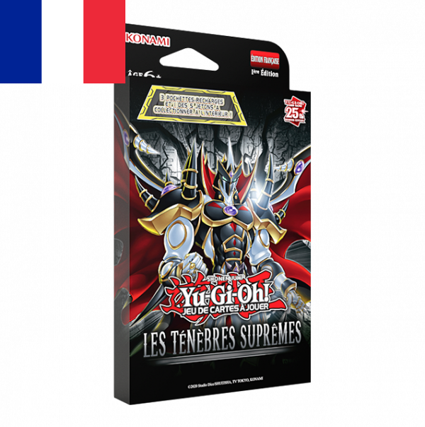 Yu-Gi-Oh ! Deck "Les Ténèbres Suprêmes" Pack de 3 boosters - Français !