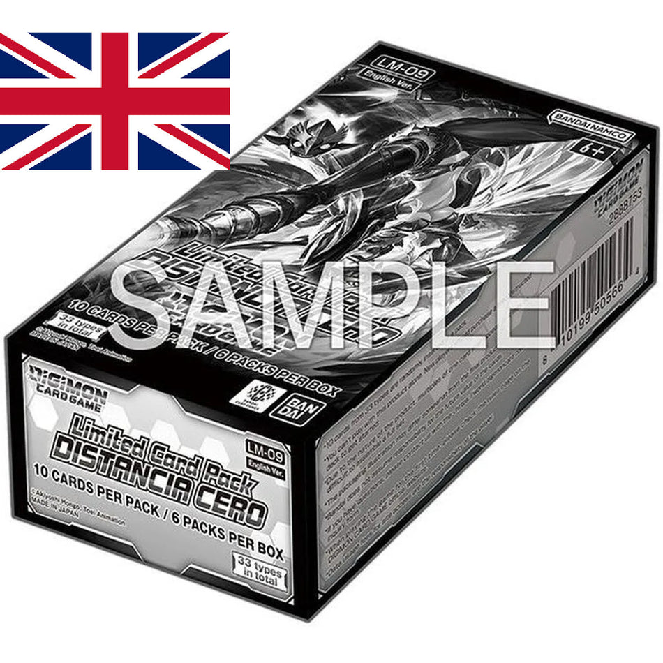 Digimon ! Box de 6 Boosters LM-09 Distancia Cero - Anglais !