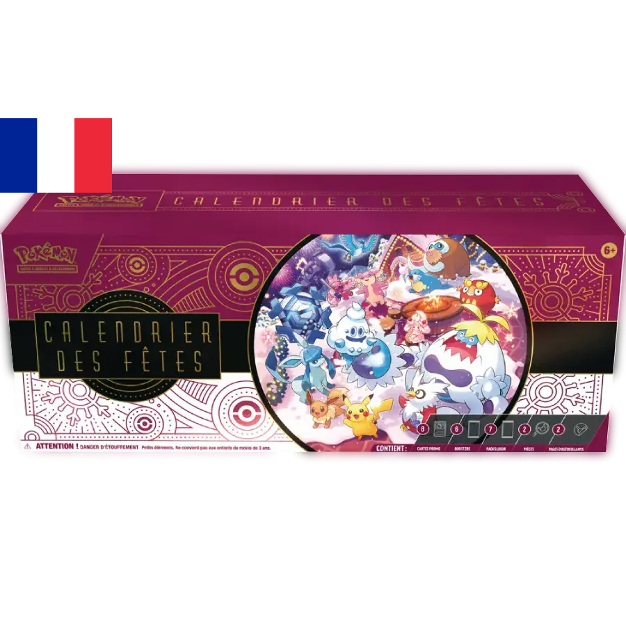 Pokémon ! Coffret "Calendrier des Fetes 2025" - Français !