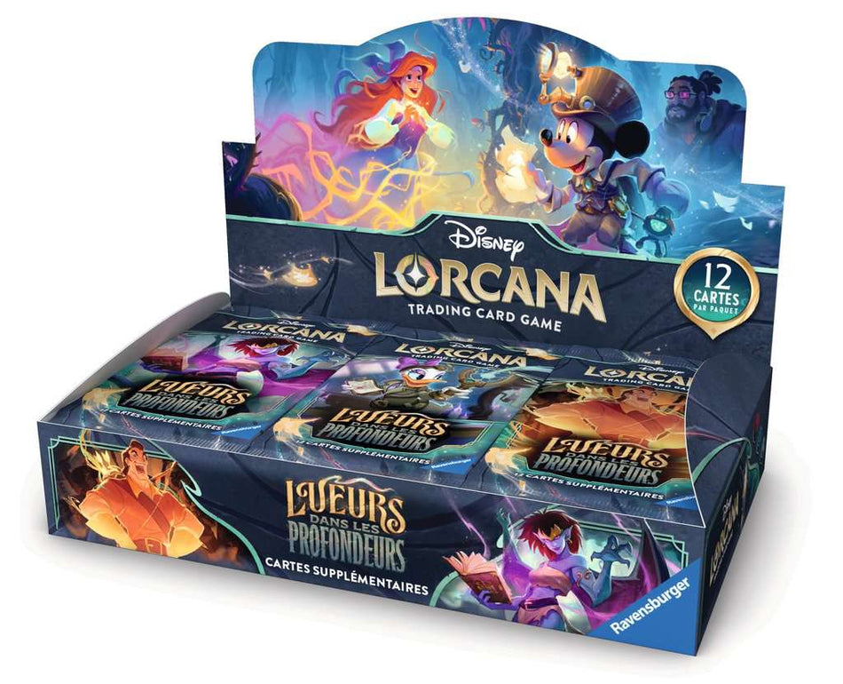 Lorcana ! Display 24 Boosters Chapitre 10 "Lueurs dans les Profondeurs" Français !