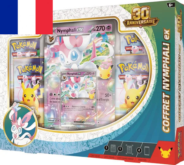 Pokémon ! Coffret 30e Anniversaire "Nymphali Ex" - Français !