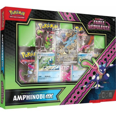 Pokémon ! Coffret 5 boosters - Collection Illustration Spéciale EV6.5 Ecarlate et Violet "Fable Nébuleuse : Amphinobi EX" Français !