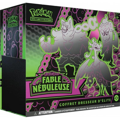 Pokémon ! Coffret EV6.5 Ecarlate et Violet Fable Nébuleuse "Dresseur d'Elite" Français !