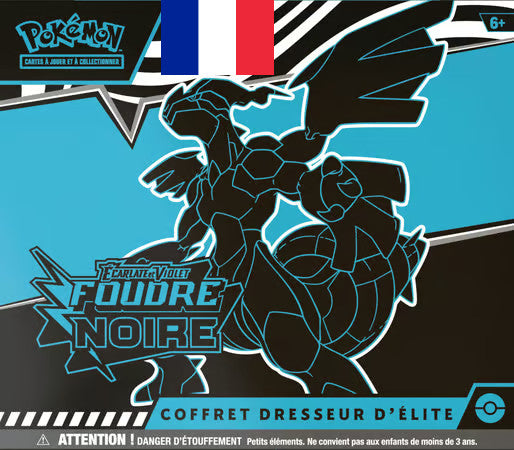 Pokémon ! Coffret Dresseur d'Élite Écarlate et Violet - EV 10.5 "Foudre Noire" Français !