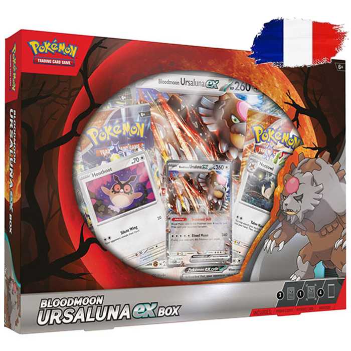 Pokémon ! Coffret Ursaking EX 4 Boosters - Français !