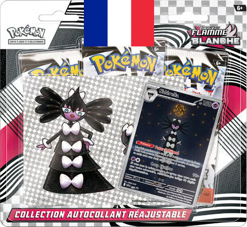 Pokémon - Collection autocollant réajustable Écarlate et Violet EV 10.5 "Flamme Blanche" Français !