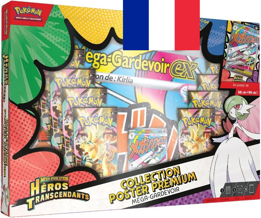 Pokémon ! Collection Poster Premium ME02.5 Héros Transcendants Méga Gardevoir Français !