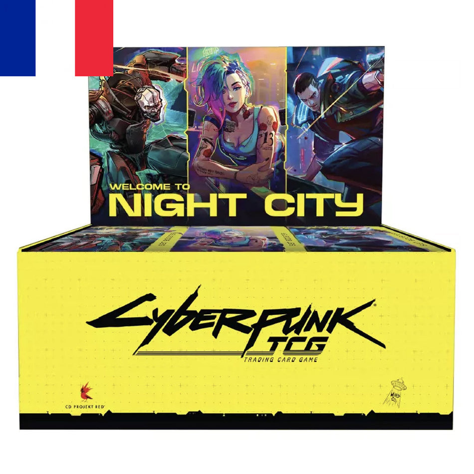 Cyberpunk TCG ! Display 24 Boosters "Welcome To Night City" - Français !