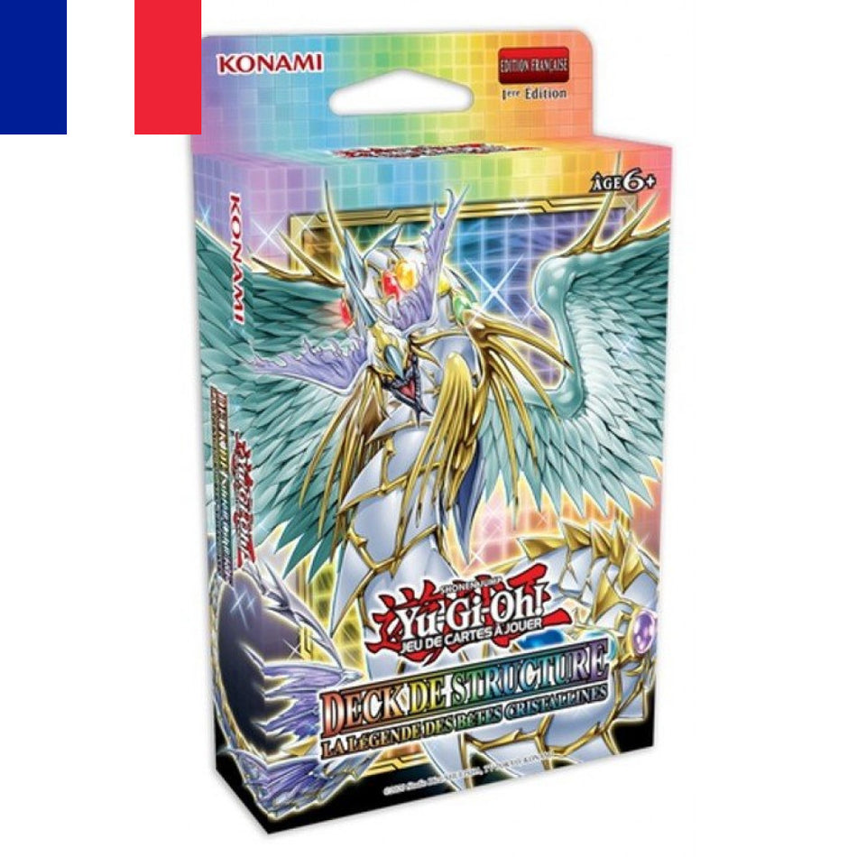 Yu-Gi-Oh ! Deck de Structure : La Légende Des Betes Cristallines Version Française !