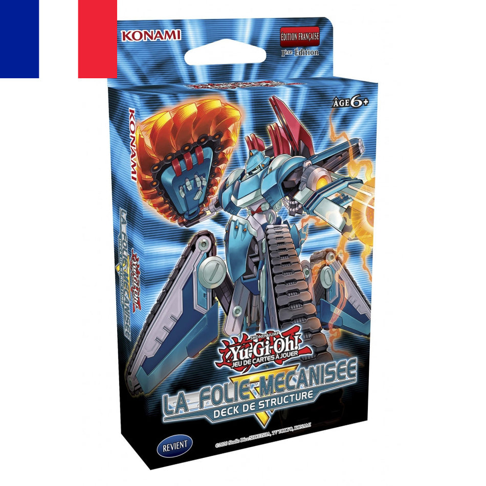 Yu-Gi-Oh ! Deck de Structure "La Folie Mécanisée" Version Française !