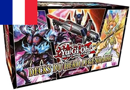 Yu-Gi-Oh ! Coffret "Deck Du Héro Légendaire" (Aster/Ragnarok/Yuto) Version Française !