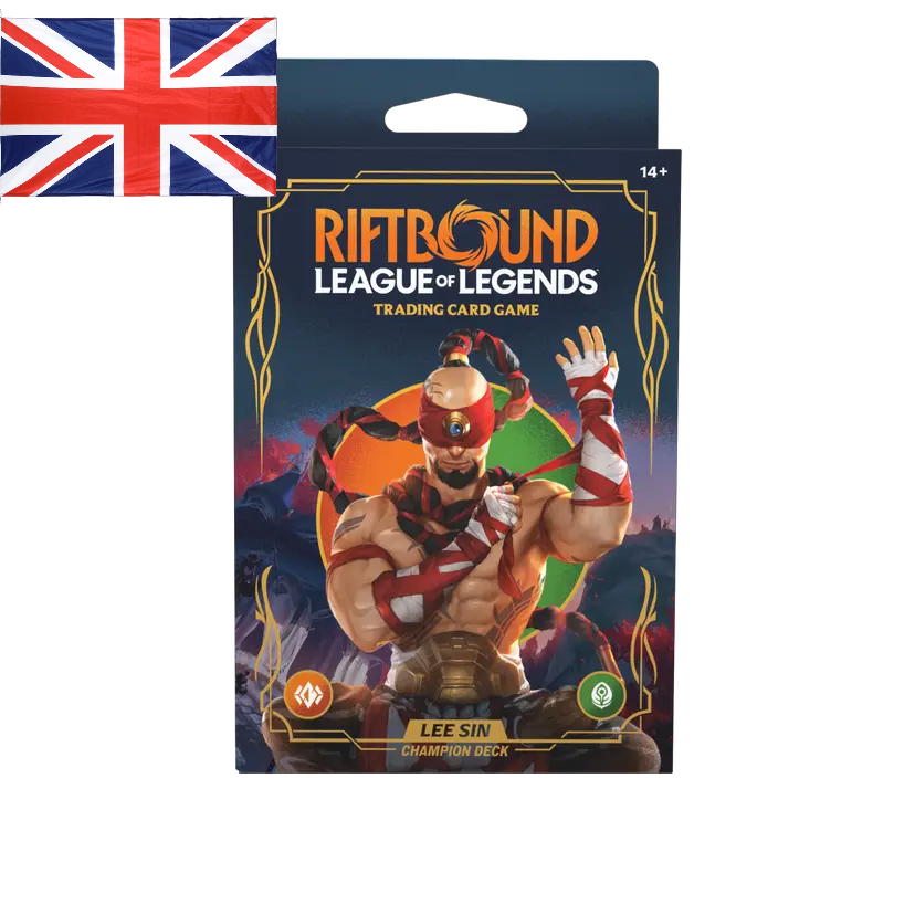 Riftbound ! League of Legendes TCG Origins Deck "Lee Sin" - Anglais !