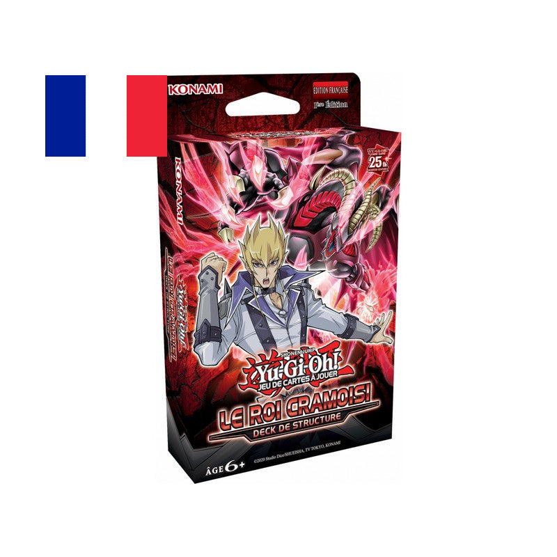 Yu-Gi-Oh - Deck de structure "Le Roi Cramoisi" version Française !