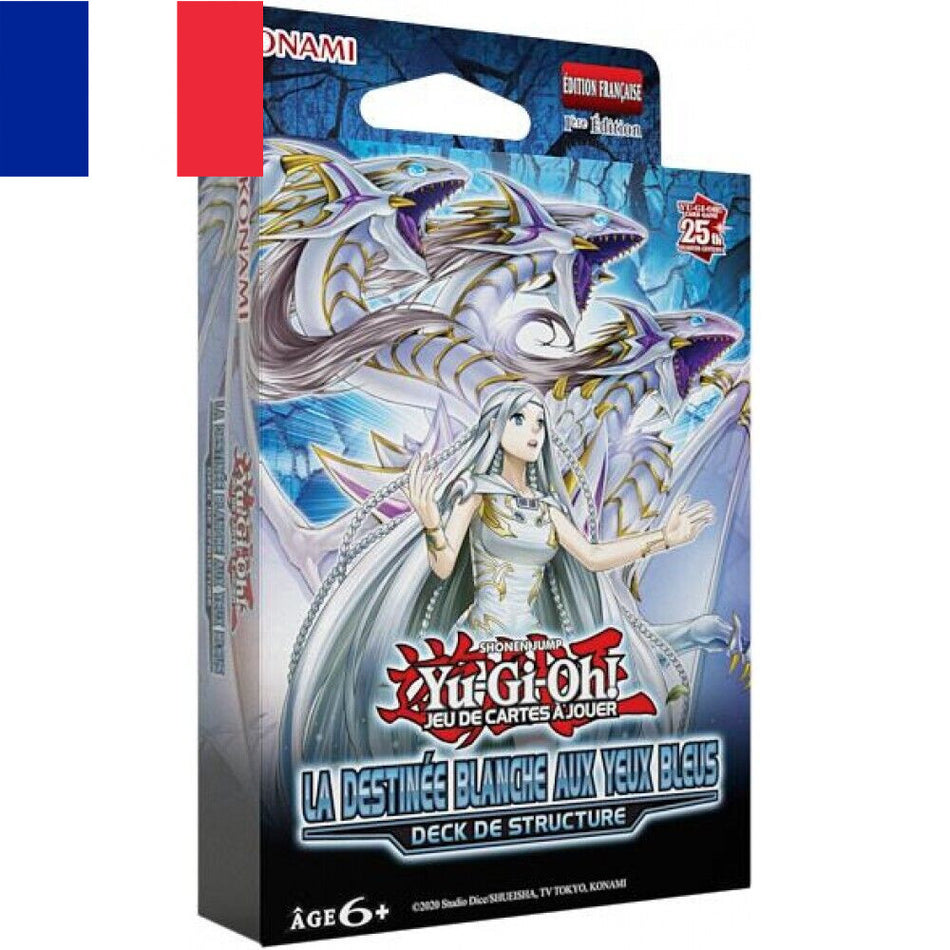Yu Gi Oh ! Deck de structure "Dragon Blanc" La Destinée Blanche aux Yeux Bleus" - Français !