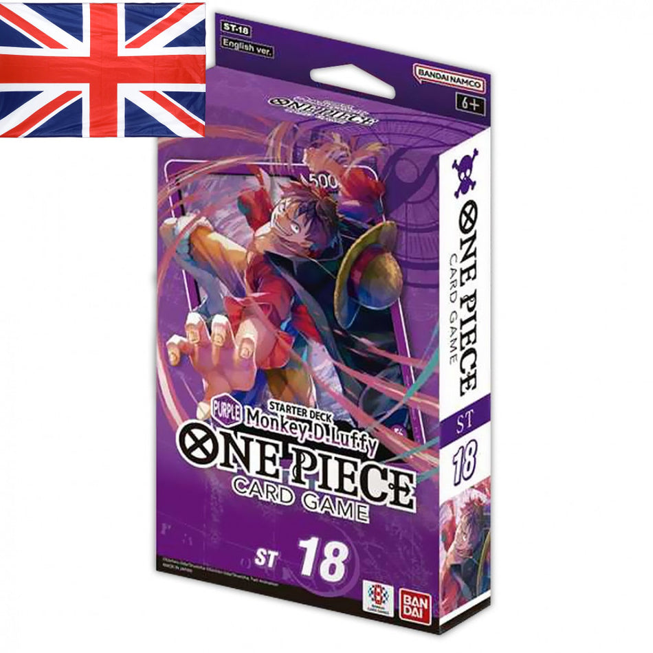 One Piece Card Game - Deck "Monkey.D. Luffy" ST18 Version Anglaise !