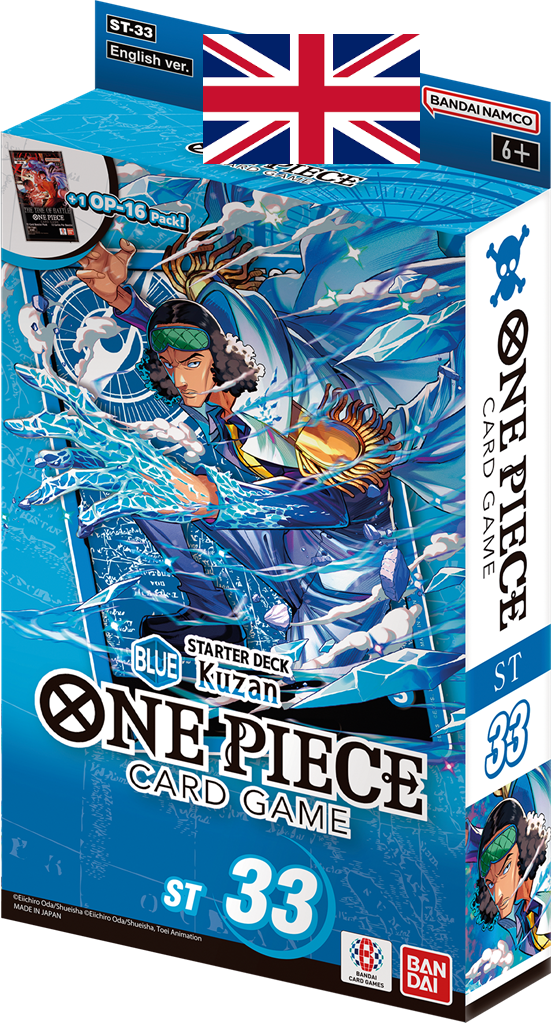One Piece ! Deck pour Débutants "ST33" Bleu - Anglais !