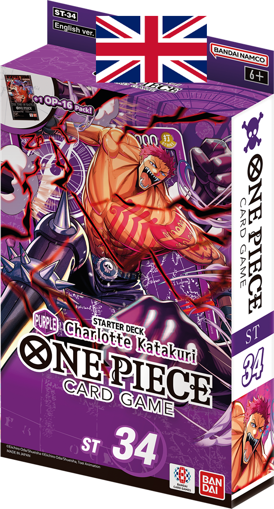 One Piece ! Deck pour Débutants "ST34" Violet - Anglais !