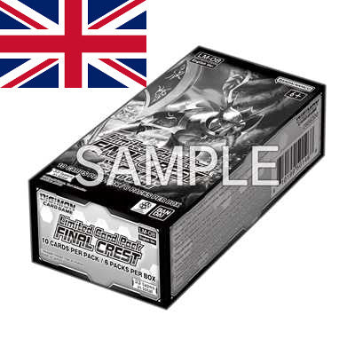 Digimon ! Box de 6 Boosters "LM-08 Final Crest" - Anglais !