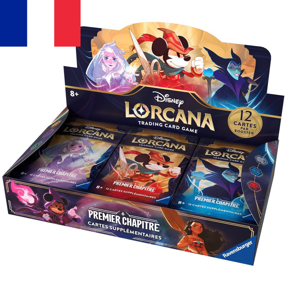 Disney Lorcana ! Display 24 boosters Chapitre 1 "Premier Chapitre" Version Française