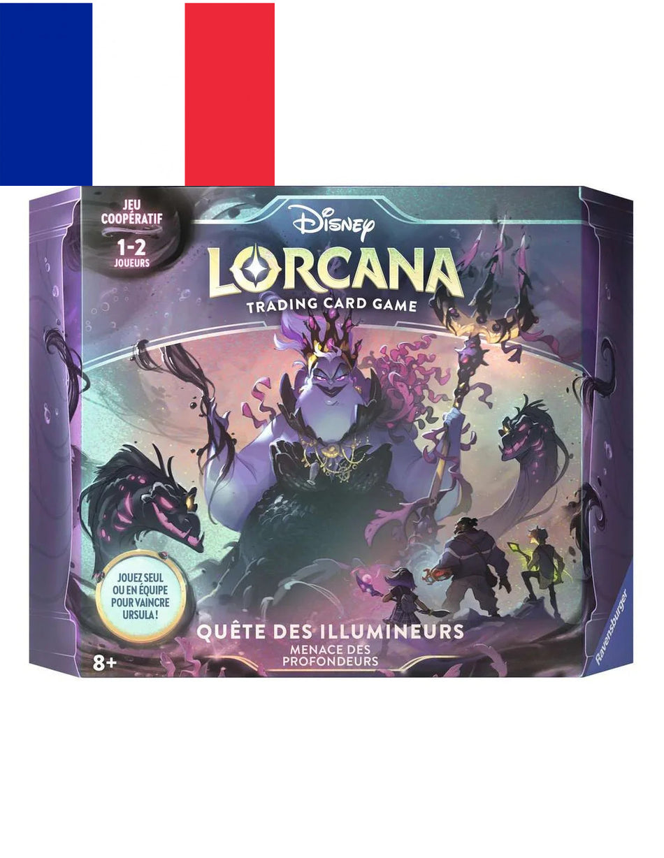 Disney Lorcana - Coffret "La Quête des Illumineurs" Menace des Profondeurs Version Française