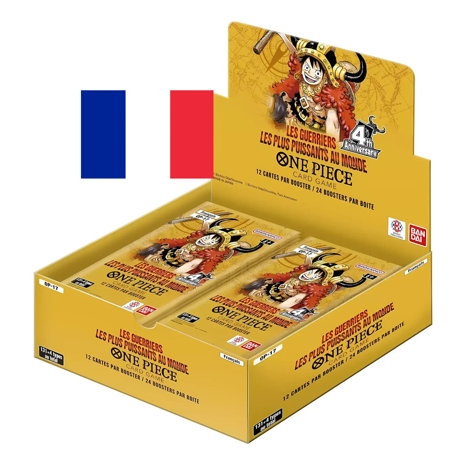 One Piece ! Display OP17 "Les Guerriers Les Plus Puissants Au Monde" - Français !