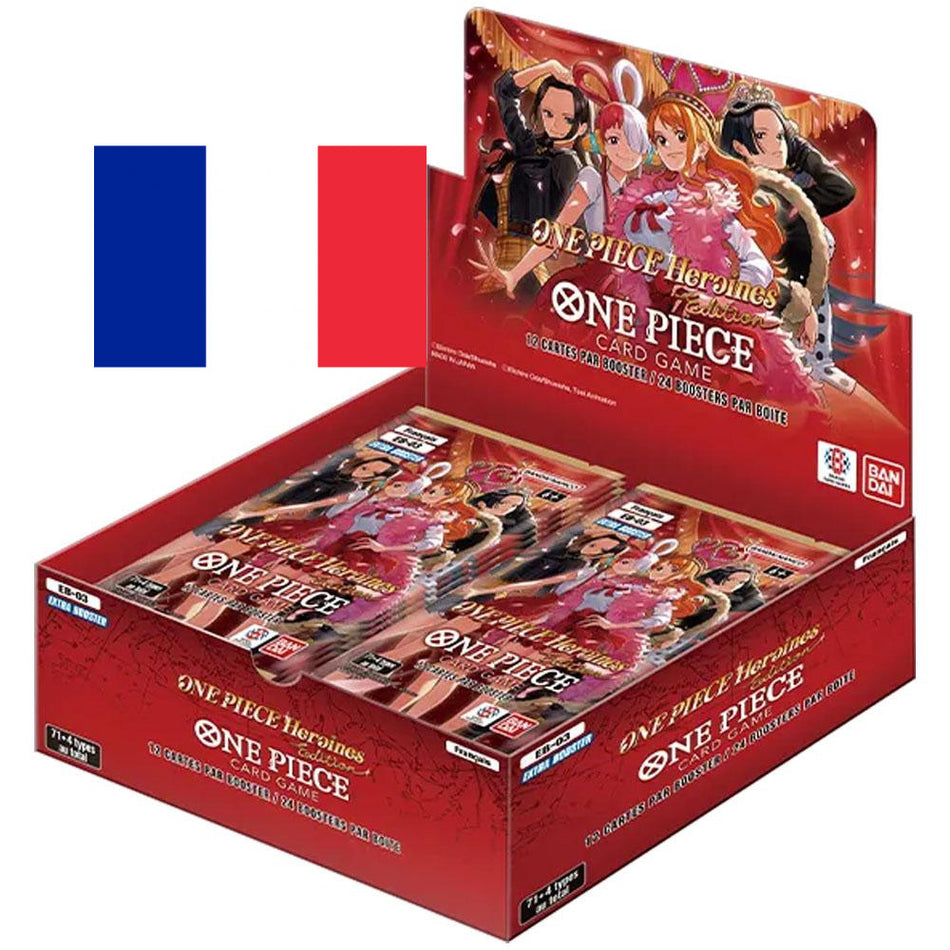 One Piece Card Game - Display EB03 "Heroines Edition" + Protection Acrylic ! Francais