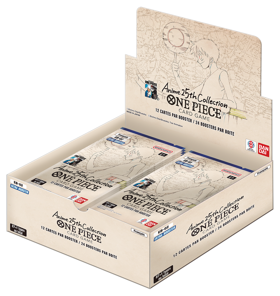 One Piece Card Game - Display 24 Boosters EB02 "Anime 25th Collection" Version Française
