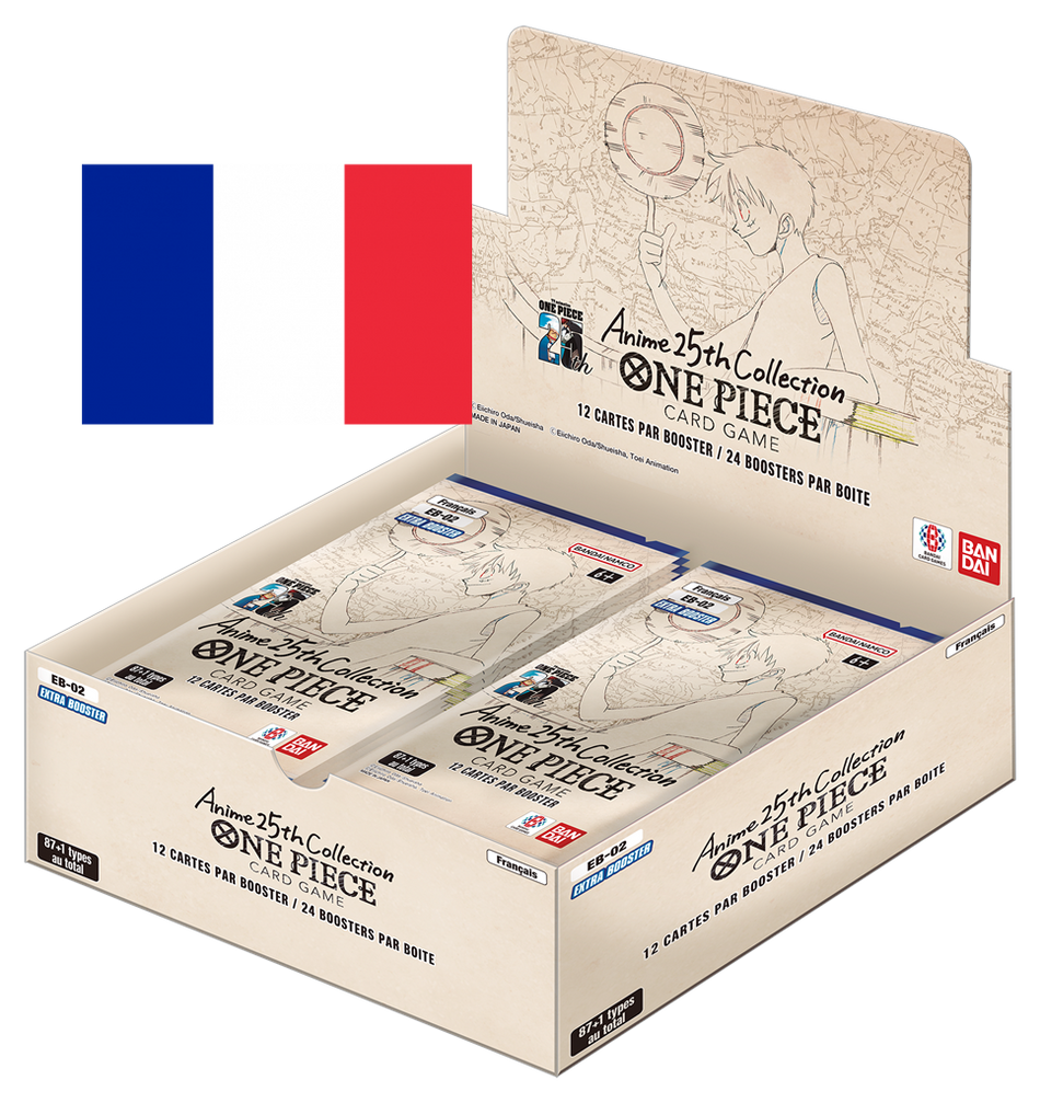 One Piece Card Game - Display 24 Boosters EB02 "Anime 25th Collection" Version Française
