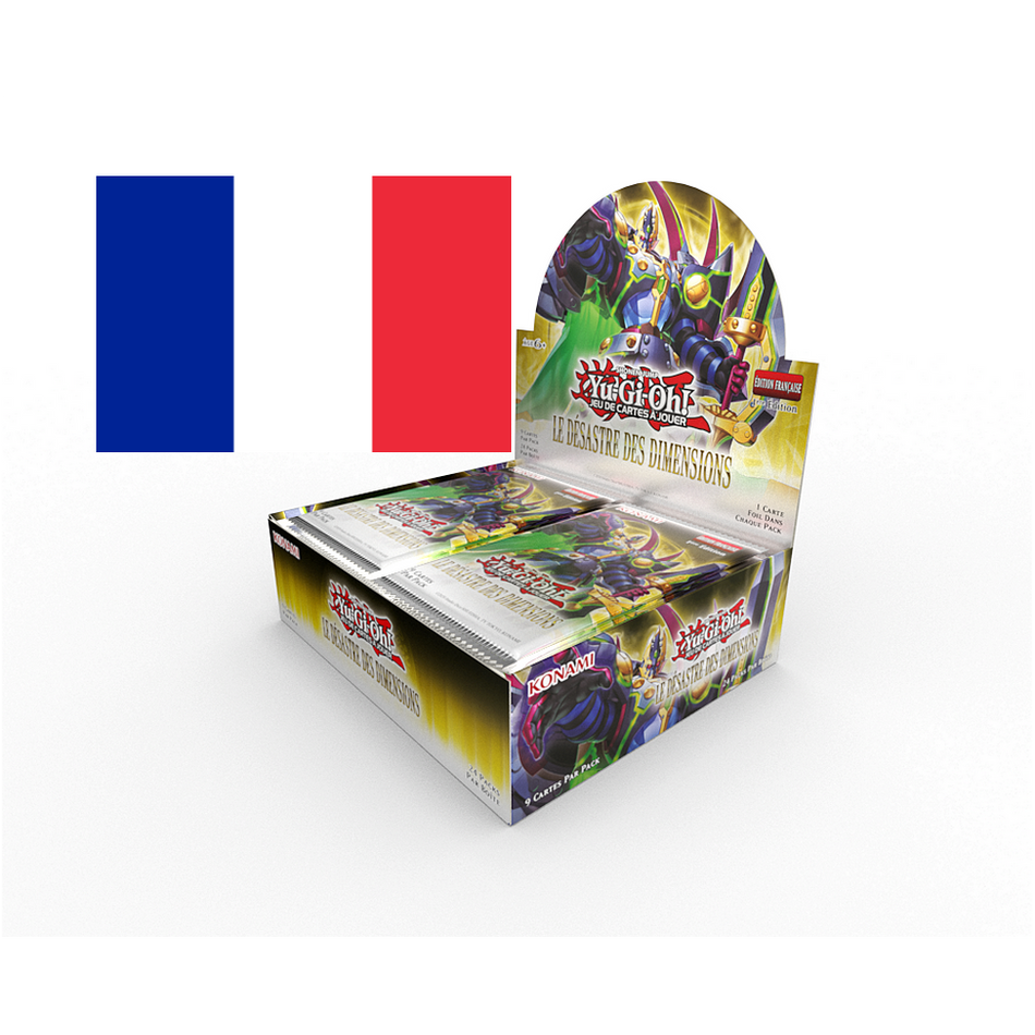 Yu-Gi-Oh - Display de 24 Boosters "Désastre des Dimensions" Français !