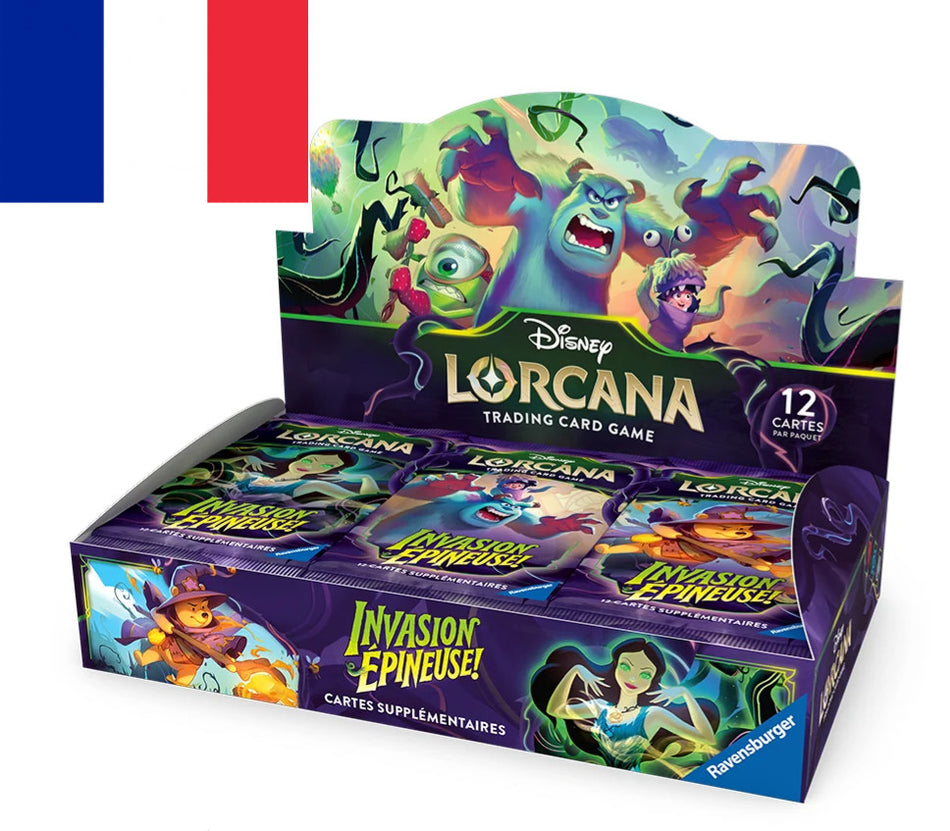 Disney Lorcana ! Display 24 Boosters Chapitre 13 "Invasion Epineuse" - Français !