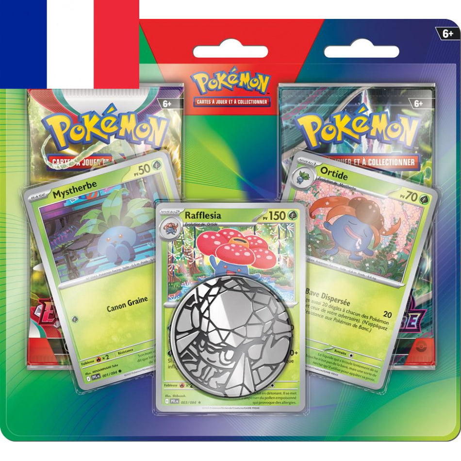 Pokémon ! Duo Pack de 2 boosters Mars 2026 "Mystherbe, Ortide et Rafflesia" Français !