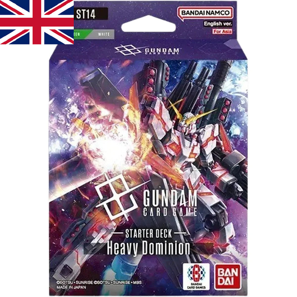 Gundam ! Deck de Démarrage "Heavy Dominion" ST14 - Anglais !