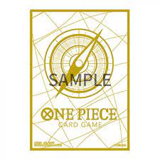 One Piece Card Game ! 70 Sleeves "Gold/White" !