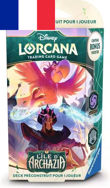 Lorcana ! Deck de Demarrage - L'île d'Archazia : Iago et Jafar - Français !
