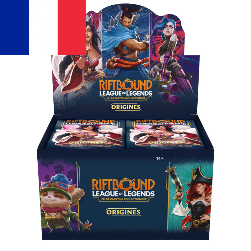 Riftbound ! League of Legends - Display 24 Boosters - OGN : Origines Version Française !