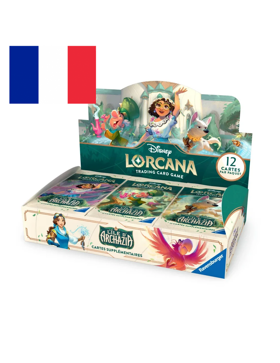 Lorcana Disney ! Display 24 Boosters Chapitre 7 (L'Île d'Archazia ) Français !